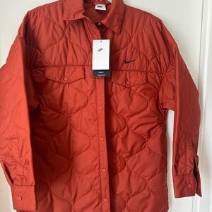 Nike Women's Quilted Jacket in Burnt Orange
